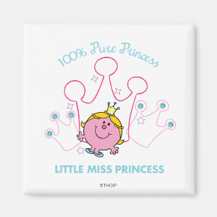 100 % Prinzessin - kleine Miss Prinzessin Magnet
