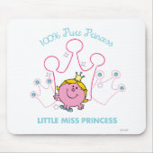 100 % Prinzessin - kleine Miss Prinzessin Mousepad (Vorne)