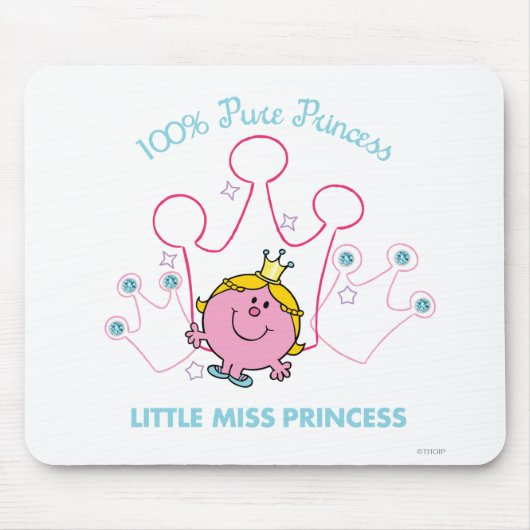 100 % Prinzessin - kleine Miss Prinzessin Mousepad (Vorne)