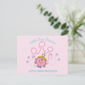 100 % Prinzessin - kleine Miss Prinzessin Postkarte (Stehend Vorderseite)