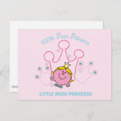 100 % Prinzessin - kleine Miss Prinzessin Postkarte (Vorne/Hinten)