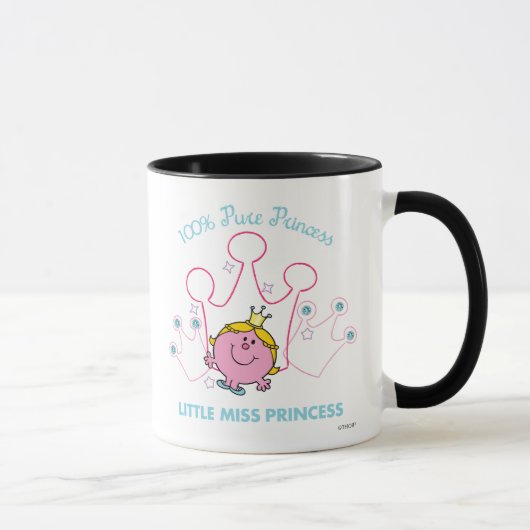 100 % Prinzessin - kleine Miss Prinzessin Tasse (Rechts)