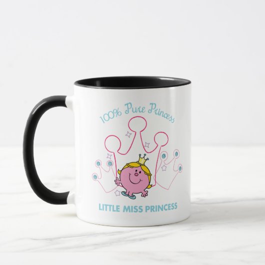 100 % Prinzessin - kleine Miss Prinzessin Tasse (Links)