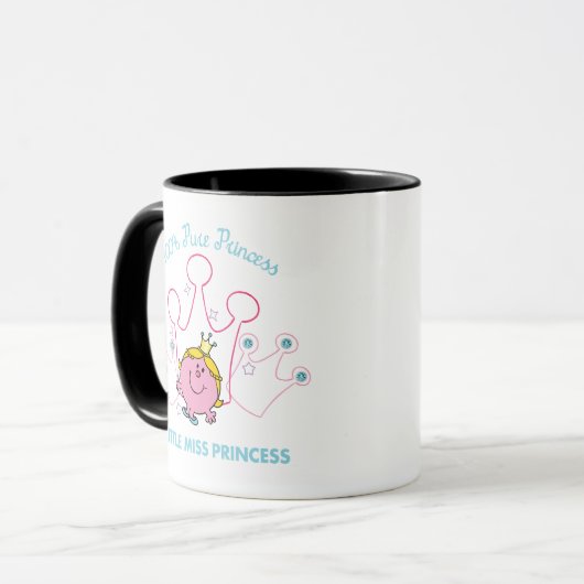 100 % Prinzessin - kleine Miss Prinzessin Tasse (Vorderseite Links)
