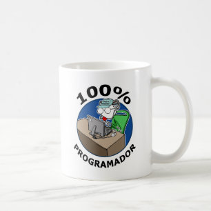 100% Programmierer Kaffeetasse