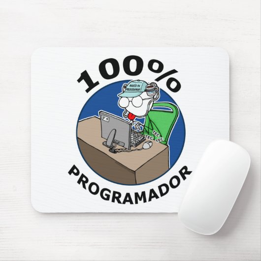 100% Programmierer Mousepad (Mit Mouse)