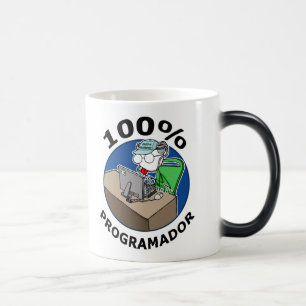 100% Programmierer Verwandlungstasse