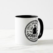 100% Proof of My Sobriety - Mug Tasse (VorderseiteRechts)