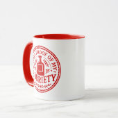 100% Proof of My Sobriety - Mug Tasse (Vorderseite Links)