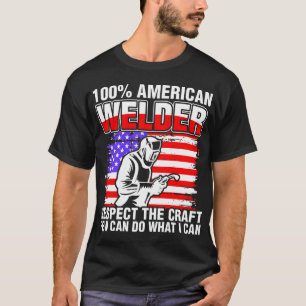 100 Prozent-Amerikaner-Schweißer T-Shirt