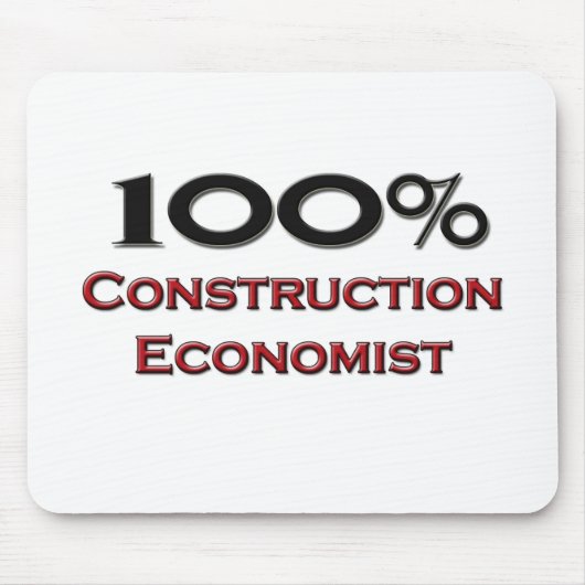 100 Prozent Bauökonom Mousepad (Vorne)