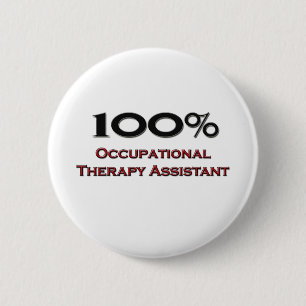 100 Prozent-Beschäftigungstherapie-Assistent Button