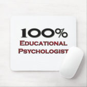 100 Prozent Bildungspsychologe Mousepad (Mit Mouse)