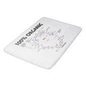 100 Prozent Bio Krebs Zyklus TCAC Badematte (Schrägansicht)