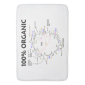 100 Prozent Bio Krebs Zyklus TCAC Badematte (Vorderseite Vertikal)