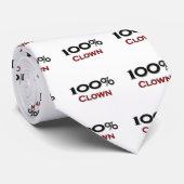 100 Prozent-Clown Krawatte (Gerollt)