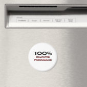 100 Prozent Computerprogrammierer Magnet (In Situ (Geschirrspüler))