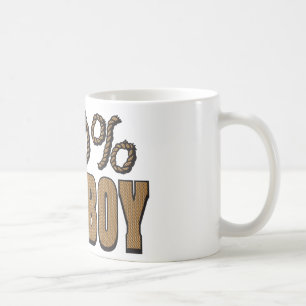 100 Prozent-Cowboy Kaffeetasse