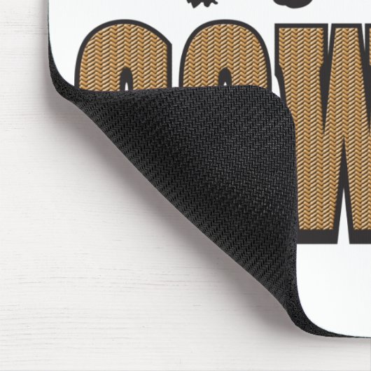 100 Prozent Cowboy Mousepad (Ecke)