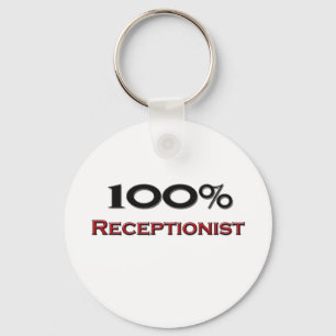 100 Prozent-Empfangsdame Schlüsselanhänger