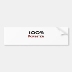 100 Prozent-Förster Autoaufkleber