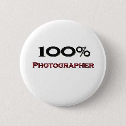 100 Prozent-Fotograf Button (Vorderseite)