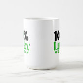 100 Prozent Glücklicher St. Patrick's Tag -61101 Kaffeetasse (Mittel)