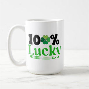 100 Prozent Glücklicher St. Patrick's Tag -61101 Kaffeetasse