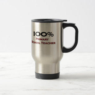100 Prozent-Grundschule-Lehrer Reisebecher