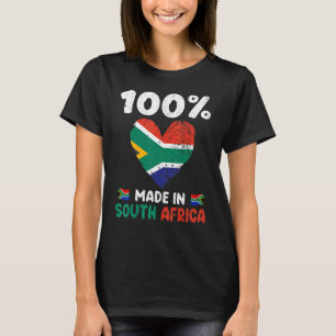 100 Prozent hergestellt in Südafrika Südafrikanisc T-Shirt