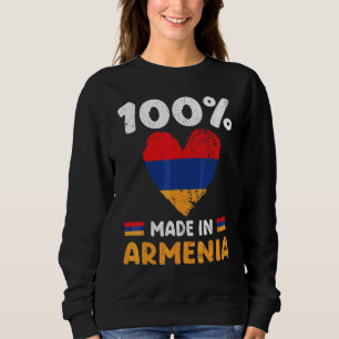 100 Prozent in Armenien hergestellt Armenische Jun Sweatshirt