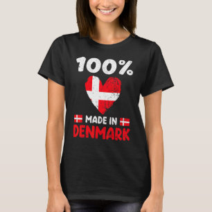 100 Prozent in Dänemark hergestellt Dänische Junge T-Shirt