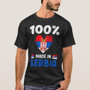 100 Prozent in Serbien hergestellt serbische Junge T-Shirt