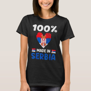 100 Prozent in Serbien hergestellt serbische Junge T-Shirt