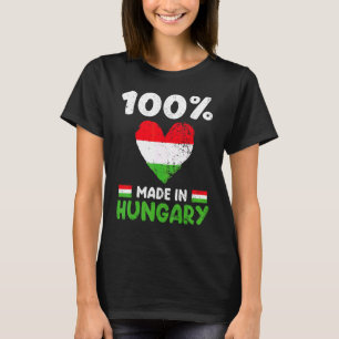 100 Prozent in Ungarn hergestellt ungarische Junge T-Shirt