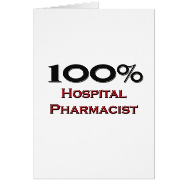 100 Prozent-Krankenhaus-Apotheker (Vorne)