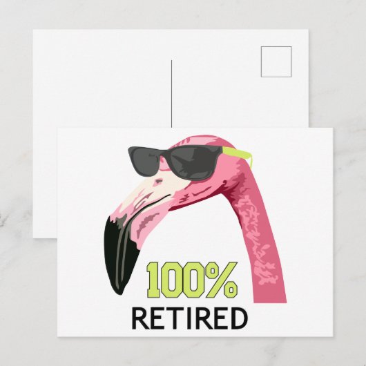 100 Prozent müde Postkarte (Vorne/Hinten)