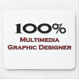 100 Prozent-Multimedia-Grafikdesigner Mousepad