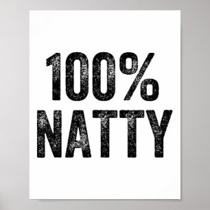 100 Prozent Natty-Gym-Kraftsportler Bodybuilder Poster