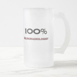 100 Prozent-Neuroradiologe Mattglas Bierglas