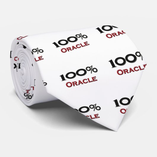 100 Prozent Oracle Krawatte (Gerollt)