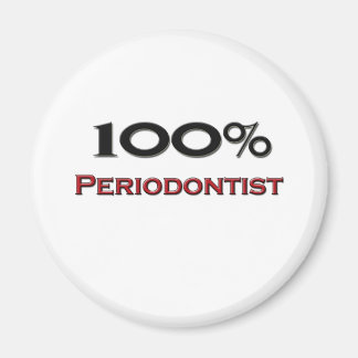 100 Prozent Periodontist Magnet