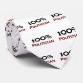 100 Prozent-Politiker Krawatte (Gerollt)
