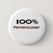 100 Prozent Protistologist Button (Vorderseite)