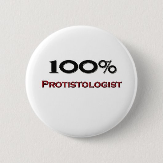 100 Prozent Protistologist Button (Vorderseite)