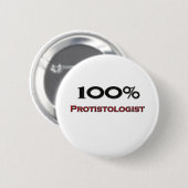 100 Prozent Protistologist Button (Vorne & Hinten)