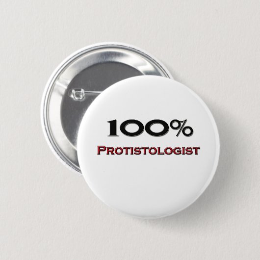 100 Prozent Protistologist Button (Vorne & Hinten)