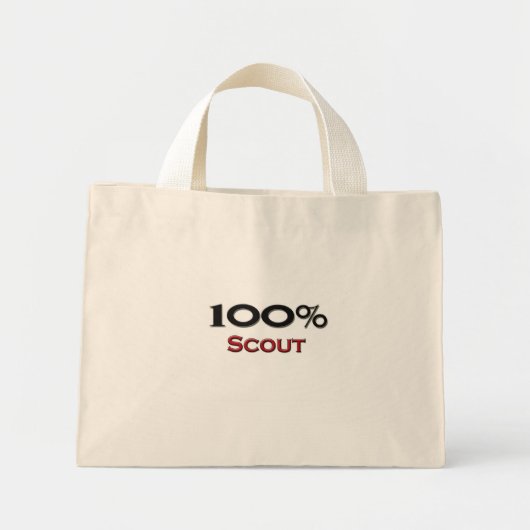 100 Prozent Scout Mini Stoffbeutel (Vorne)