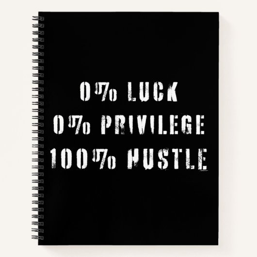 100 Prozent Stress Notizblock (Vorderseite)
