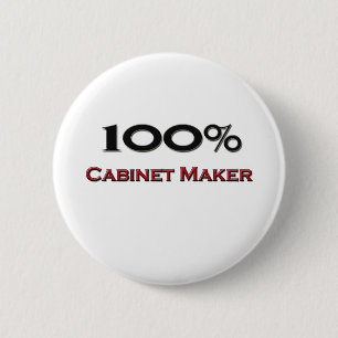 100 Prozent-Tischler Button